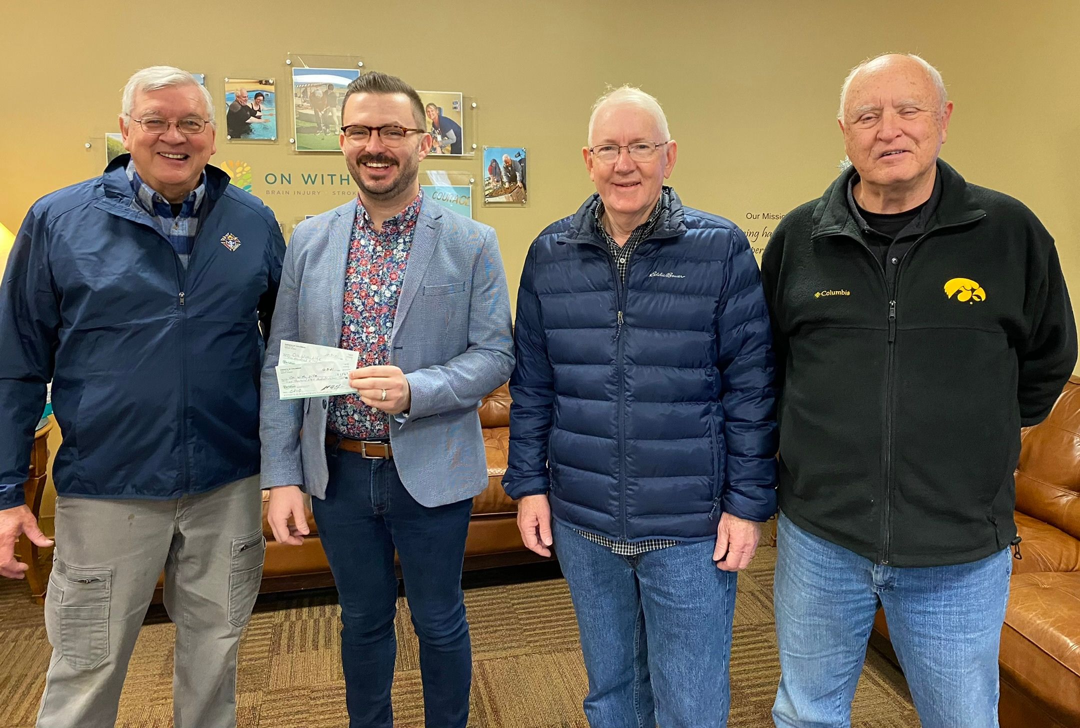Knights of Columbus Check Presentation
